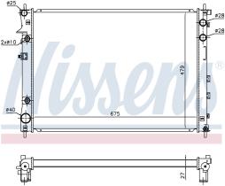 Nissens 67727 - RADIADOR SUBARU TRIBECA(B9)(05-)3.0