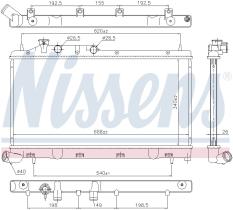 Nissens 67737 - RADIA SUBARU FORESTER 2.0D (3/08>) IMPREZZA (8/08>) LEGACY