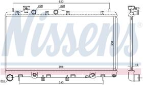 Nissens 67739 - RADIADOR SUBARU LEGACY(BM.BR)(09-)3