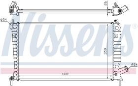 Nissens 68004A - RADIADOR SAAB 9-5(YS3E)(97-)2.3 I 1