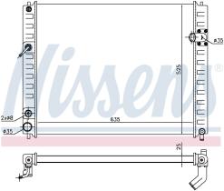 Nissens 68091 - RADIA INFINITI EX35/37/QX70