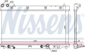 Nissens 68098 - RADIADOR HONDA JAZZ(GD)(02-)1.3 I