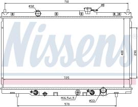 Nissens 68106 - RADIADOR HONDA CR-V(RD)(02-)2.0 I 1
