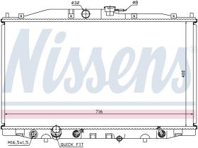 Nissens 68112 - RADIA HONDA ACCORD VII 2.4I 16V (3/03>) M/A