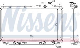 Nissens 68115 - RADIA HONDA CIVIC VI 1.4/1.6/1.7 (01>05) M/A + TAPON