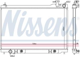 Nissens 68119 - RADIADOR INFINITI FX 35