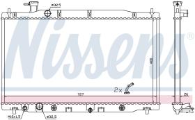 Nissens 681372 - RADIADOR HONDA CR-V(RE)(06-)2.0 I 1