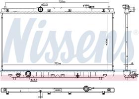 Nissens 681375 - RADIADOR HONDA ACCORD IX(13-)2.4 I