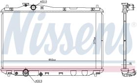 Nissens 681387 - RADIADOR HONDA CIVIC IX(FB)4 DOORS(