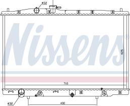 Nissens 681393 - RADIADOR ACURA RL(06-)3.5 I V6 24V