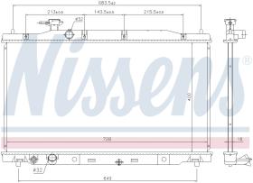 Nissens 681404 - RADIADOR HONDA CR-V(RE)(06-)2.4 I 1