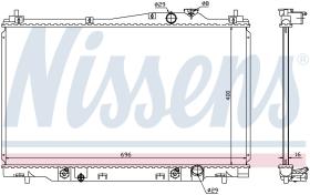 Nissens 68142 - RADIADOR HONDA STREAM(RN)(00-)1.7 I