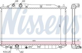 Nissens 68143 - RADIADOR HONDA CIVIC  VIII(FA.FD)4