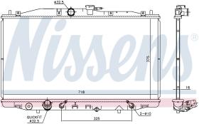 Nissens 68152 - RADIADOR HONDA ACCORD  VII(CL.CM)(0