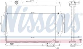 Nissens 68156 - RADIADOR MITSUBISHI L 200(K0-K3)(87