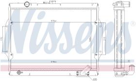 Nissens 68156 - RADIADOR MITSUBISHI L 200(K0-K3)(87