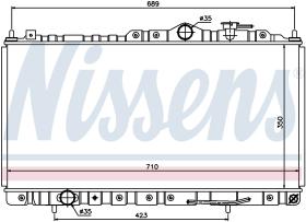 Nissens 68180 - RADIADOR CHRYSLER SEBRING II COUPE(