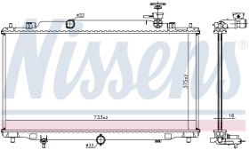 Nissens 68539 - RADIADOR MAZDA 6(GJ)(12-)2.0 I 16V