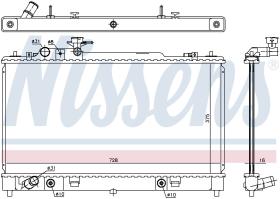 Nissens 68550 - RADIADOR MAZDA 6(GG.GY)(02-)1.8 I 1