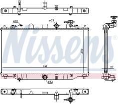 Nissens 68557 - RADIA RADIA MAZDA 3 2.2 D (13-)