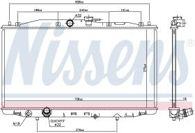 Nissens 68604 - RADIA HONDA ACCORD VII 2.0 16V (3/03>) MAN