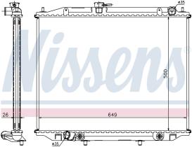 Nissens 68707A - RADIA NISSAN TERRANO II 3.0DI (02>) AUT.