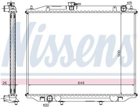 Nissens 68708A - RADIA NISSAN TERRANO II/MAVERICK 2.7TD (96>) MAN.