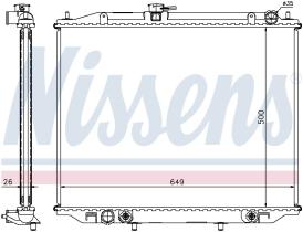 Nissens 68709A - RADIA NISSAN TERRANO II/MAVERICK 2.7TD (96>) AUT.