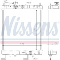 Nissens 687141 - RADIADOR NISSAN MICRA/MARCH(K11)(92