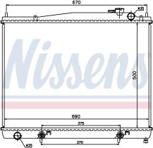 Nissens 68715 - RADIADOR NISSAN PATHFINDER II(R50)(