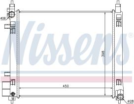 Nissens 68720 - RADIADOR NISSAN MICRA/MARCH(K13)(10