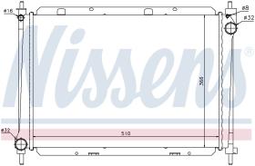 Nissens 68722 - RADIA NISSAN MICRA K12 1.5DCI (03>) NOTE E11 1.5DCI (06>)