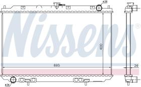 Nissens 68723 - RADIA NISSAN ALMERA TINO 2.2DI 16V (3/00>)