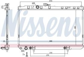 Nissens 68736 - RADIADOR NISSAN ALMERA CLASSIC(N16)