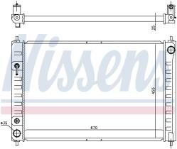 Nissens 68743 - RADIADOR NISSAN MURANO(Z51)(08-)3.5