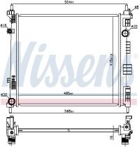 Nissens 68752 - RADIA NISSAN NV200/EVALIA 1.5DCI 90/110CV (07/10>)