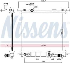 Nissens 68755 - RADIADOR NISSAN MICRA/MARCH(K13)(10