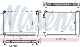 Nissens 68757 - RADIADOR NISSAN MICRA/MARCH(K12)(02