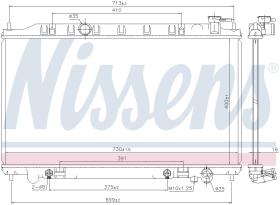 Nissens 68767 - RADIA  NISSAN MAXIMA (L31) 3.5 AUT (03-)