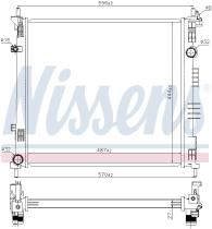 Nissens 68774 - RADIA NISSAN NV200/EVALIA 1.5DCI 90/110CV (07/10>)