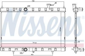 Nissens 68789 - RADIADOR NISSAN X-TRAIL(T32)(14-)2.