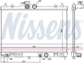 Nissens 68798 - RADIADOR NISSAN TIIDA(C11)(05-)1.6