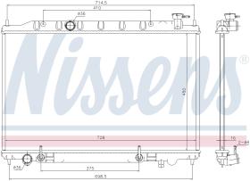 Nissens 68808 - RADIA NISSAN MURANO (Z50) 2.5I (04-) RHD