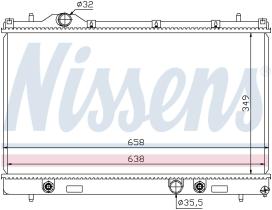 Nissens 69209 - RADIADOR CHRYSLER NEON II(00-)2.0 I