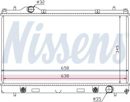 Nissens 69210 - RADIA CHRYSLER NEON II 1.6/2.0 (08/99>) M/A