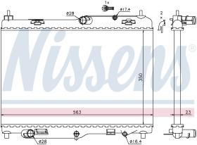 Nissens 69234 - RADIADOR FORD FIESTA VI(CB1)(08-)1.