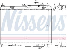 Nissens 69235 - RADIADOR FORD B-MAX(CB2)(12-)1.4 EF