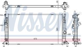 Nissens 69242 - RADIADOR FORD FOCUS II(CAP.CB4)(04-