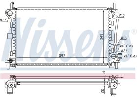 Nissens 69244 - RADIADOR FORD FOCUS I(CAK)(98-)1.6