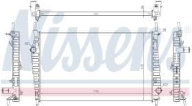 Nissens 69247 - RADIADOR FORD TRANSIT(TT9)(06-)3.2